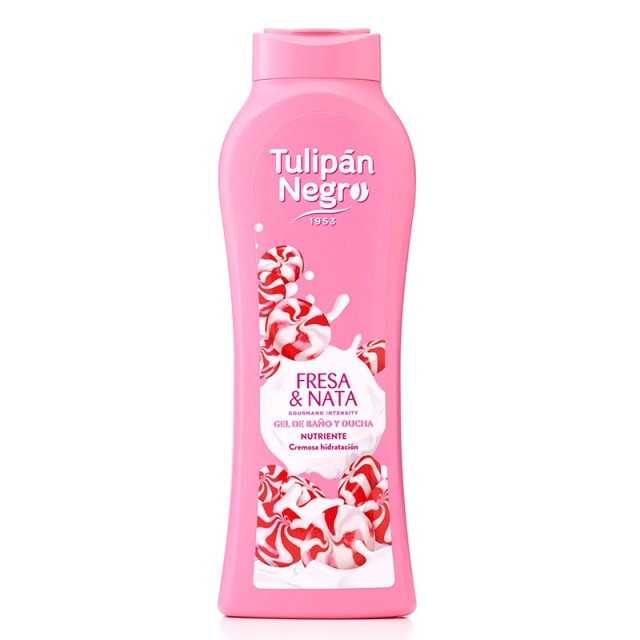 Tulipán Negro Strawberry & Pink Cream Shower Gel, Αφρόλουτρο, 650ml