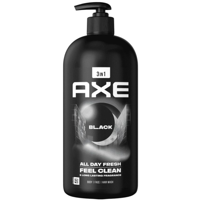 Axe Shower Gel Black, Ανδρικό Αφρόλουτρο,900ml