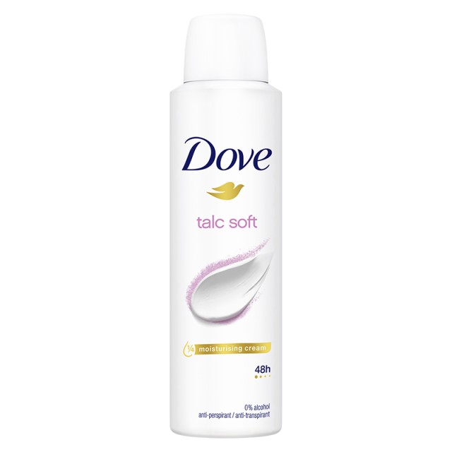 Dove Talc Soft, Αποσμητικό Σπρέι, 150ml