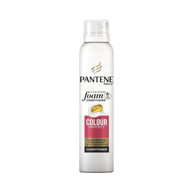 Pantene Pro-V Colour Protect Foam Conditioner, Μαλακτική Κρέμα σε Αφρό Προστασίας Χρώματος για βαμμένα & με ανταύγειες μαλλιά, 180ml