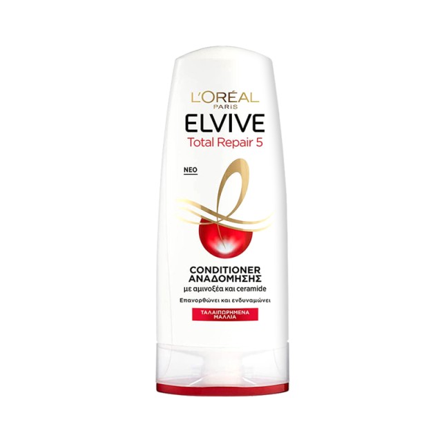 LOreal Elvive Total Repair 5, Μαλακτική Κρέμα Μαλλιών Αναδόμησης για ταλαιπωρημένα μαλλιά, 200ml