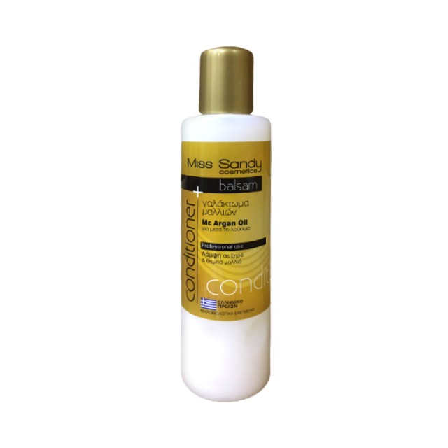 Miss Sandy Balsam Argan Oil Leave-In Conditioner, Μαλακτική Κρέμα μαλλιών χωρίς ξέβγαλμα, 500ml