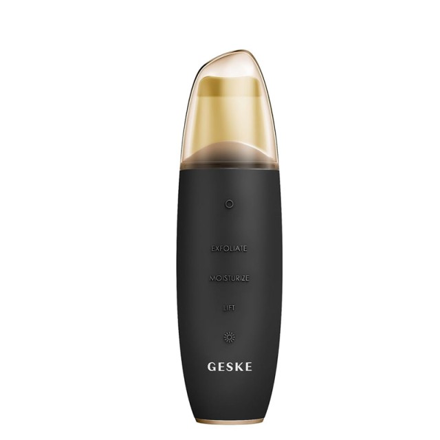 Geske MicroCurrent Skin Scrubber & Blackhead Remover 9 in 1 Gray, Συσκευή Απολέπισης & Αφαίρεσης Μαύρων Στιγμάτων & Κηλίδων, 1 τεμ.