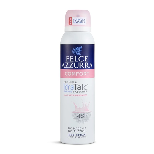 Felce Azzurra Comfort Idratalc Deo Spray, Αποσμητικό Σπρέι 150ml