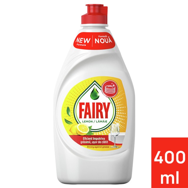 Fairy Lemon, Υγρό Απορρυπαντικό Πιάτων 400ml
