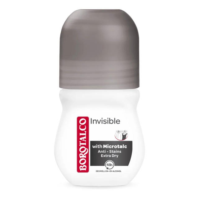 Borotalco Invisible, Αποσμητικό Roll on 50ml