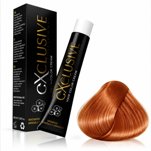 Exclusive Professional Hair Color Cream Βαφή Μαλλιών 100 ml No 8.43