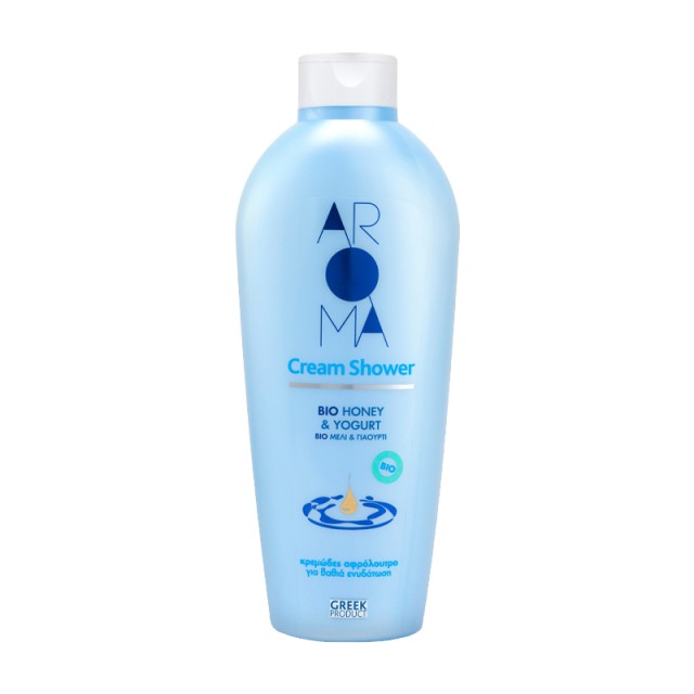 AROMA Bio Honey & Yogurt Cream Shower, Αφρόλουτρο, 750ml