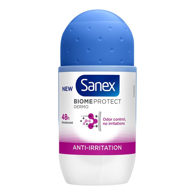Sanex Dermo Biome Protect Hydrating 48h, Αποσμητικό Roll-On, 50ml