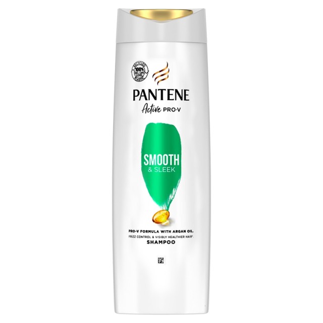 Pantene Pro-V Smooth & Sleek Shampoo, Σαμπουάν Για Μεταξένια Απαλότητα & Έλεγχο Φριζαρίσματος, 270ml