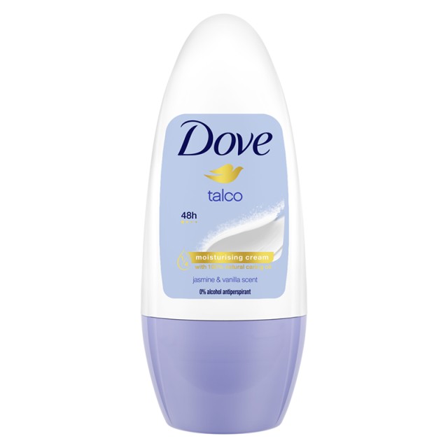 Dove Talco, Γυναικείο Αποσμητικό Roll on, 50ml