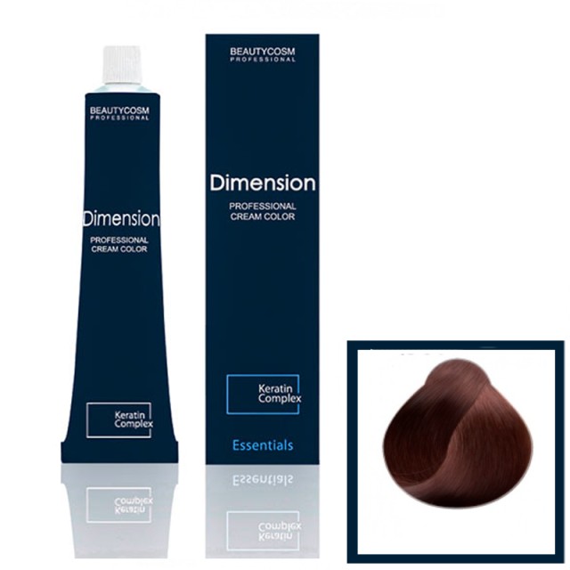 Dimension Hair Color Cream Επαγγελματική Βαφή Μαλλιών με Σύμπλεγμα Πρωτεϊνών Κερατίνης, Νο 6.566 Έντονο Κόκκινο Μαονί, 100ml