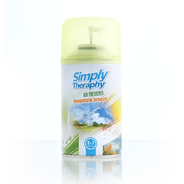 Simply Therapy Air Freshner Refill Mountain Breeze, Αποσμητικό Αρωματικό Χώρου με Άρωμα Φρεσκάδα Βουνού 250ml