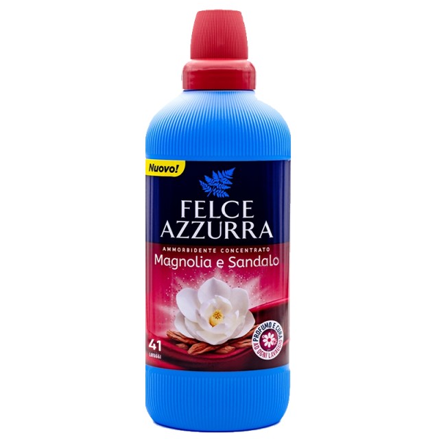 Felce Azzurra Magnolia & Sandalo, Συμπυκνωμένο Μαλακτικό Ρούχων 41 μεζ. 1025ml