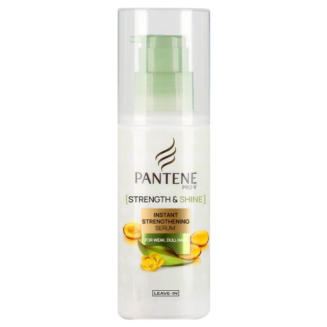 Pantene Pro-V Sthrength & Shine Leave-In Serum, Ορός Περιποίησης Μαλλιών για Ενδυνάμωση & Λάμψη, 150ml
