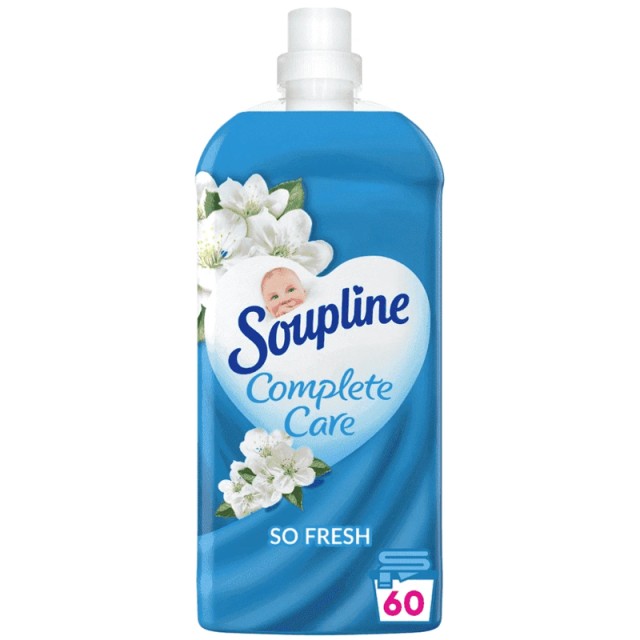 Soupline Complete Care Συμπυκνωμένο Μαλακτικό Ρούχων Άνθη 60μεζ. 1,26lt