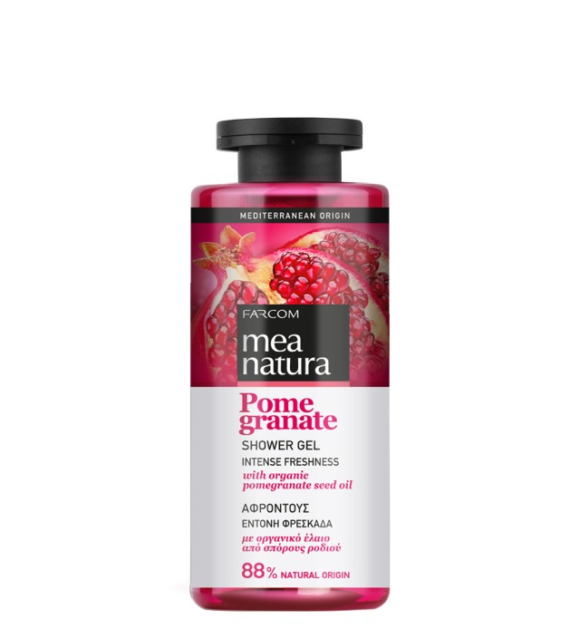 Farcom Mea Natura Pomegranate Αφροντούς Έντονη Φρεσκάδα, 300ml