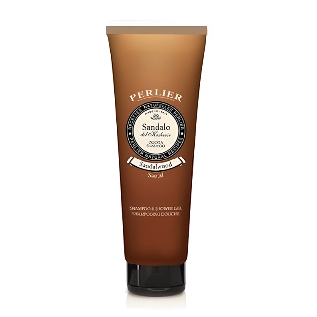 Perlier Sandalwood Shampoo & Shower Gel, 2 σε 1 Σαμπουάν & Αφρόλουτρο, 250ml