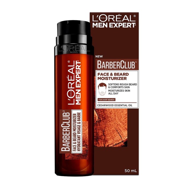 LOreal Men Expert BarberClub Κρέμα για Πρόσωπο & Γένια, 50ml