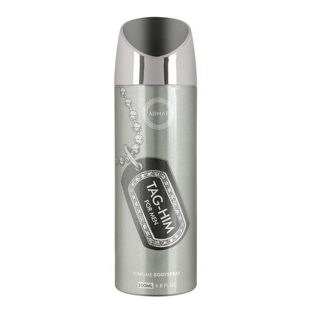 Armaf Tag Him For Men Perfume Body Spray, Αποσμητικό Σπρέι Σώματος 200ml