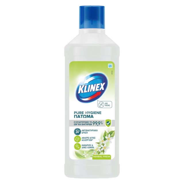 Klinex Pure Hygiene Herbal Fresh, Καθαριστικό Πατώματος 1lt