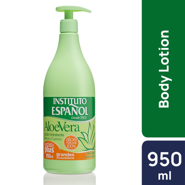 Instituto Espanol Aloe Vera Moisturizing Body Lotion, Ενυδατική Λοσιόν Σώματος 950ml