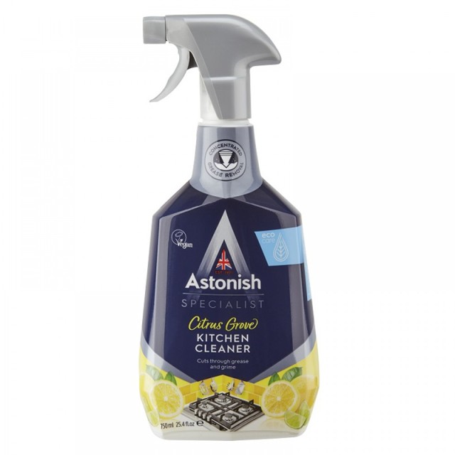 Astonish Specialist Kitchen Cleaner Citrus Grove, Καθαριστικό Σπρέι Κουζίνας κατά του Λίπους 750ml