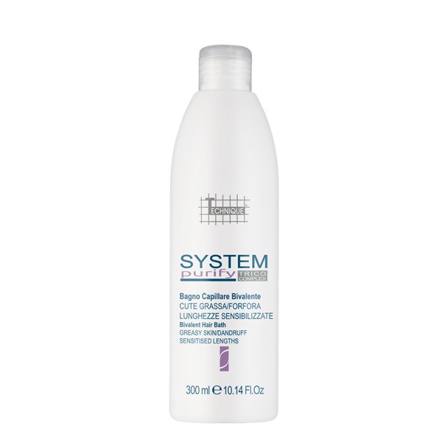 Technique System Purify Shampoo, Σαμπουάν Θεραπεία για Μαλλιά με Πυτιρίδα, Λιπαρότητα & Ξηροδερμία, 300ml