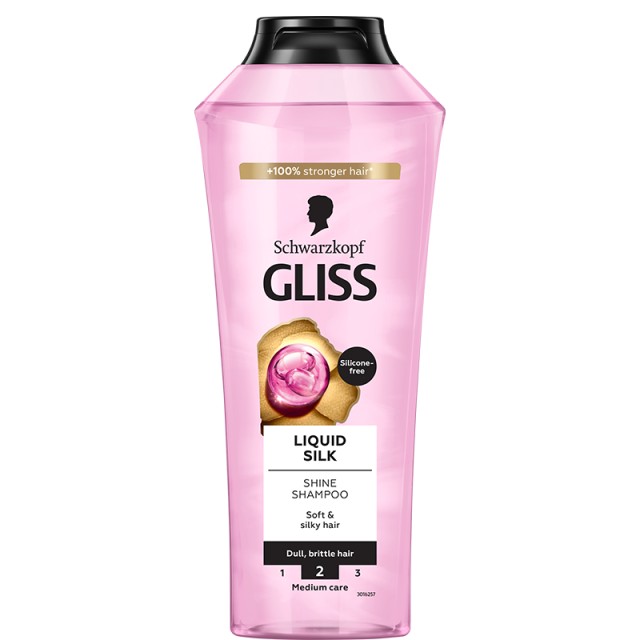 Schwarzkopf Gliss Liquid Silk Σαμπουάν, 400ml