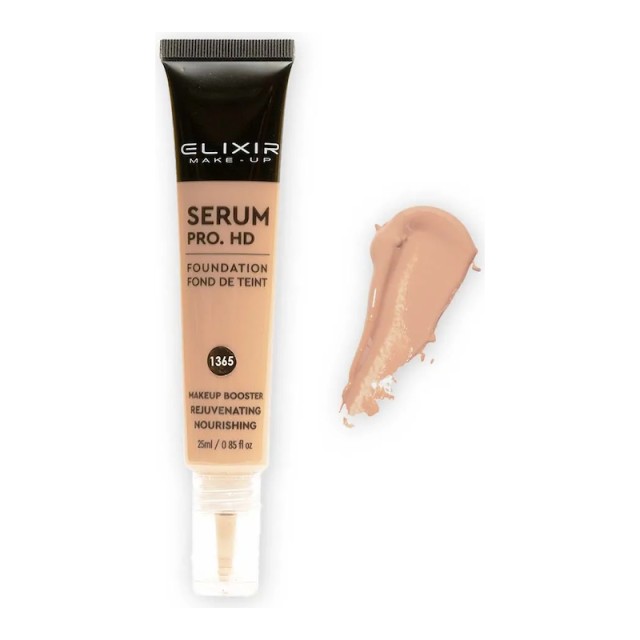 Elixir Serum Pro HD Foundation Νο1365 Natural Beige Υγρό Make-up 25 ml