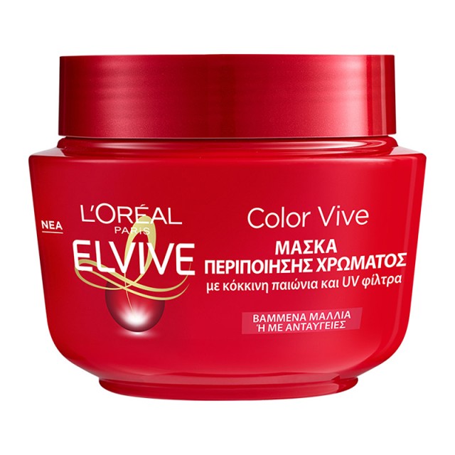 Elvive Color Vive, Μάσκα Περιποίησης για Βαμμένα & με Ανταύγειες Μαλλιά, 300ml