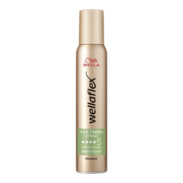 Wellaflex Silk Finish & Hold Αφρός Μαλλιών Νο 5 200 ml