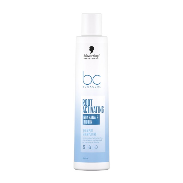 Schwarzkopf Professional Bonacure Root Activating Shampoo Σαμπουάν Ενδυνάμωσης για Λεπτά & Αδύναμα Μαλλιά 250ml