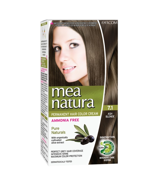 MEA NATURA Σετ Βαφής Χωρίς Αμμωνία, Νο7.1 60ml