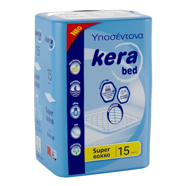 Kera Bed Super Υποσέντονα 60×60cm, 15τμχ