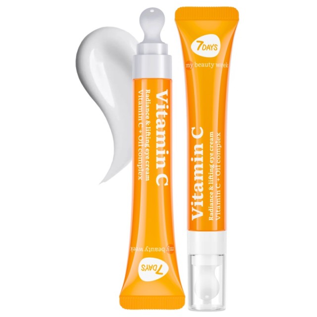 7DAYS MB Vitamin C Radiance&Lift Eye Concentrate, Ενυδατική Κρέμα Ματιών με Βιταμίνη C για Λάμψη, Λεύκανση και Αντιγήρανση, 18ml