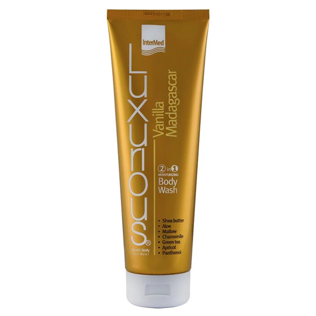 Intermed Luxurious Moisturising Body Wash Vanilla Madagascar Κρεμώδες Αφρόλουτρο, 280ml