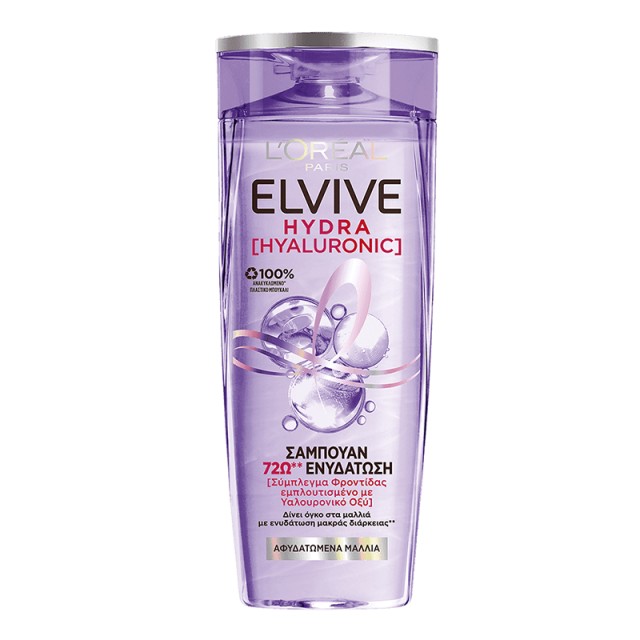 Elvive Hydra Hyalouronic, Σαμπουάν Ενυδάτωσης, 400ml