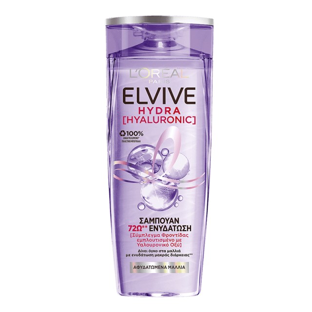 Elvive Hydra Hyalouronic, Σαμπουάν Ενυδάτωσης, 400ml