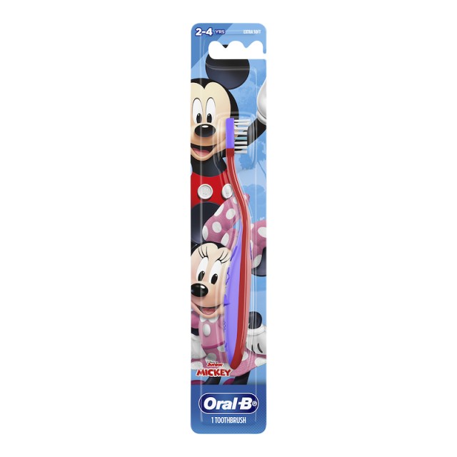 Oral-B Stages 2 Mickey Παιδική Οδοντόβουρτσα 2–4 Ετών 1 τμχ