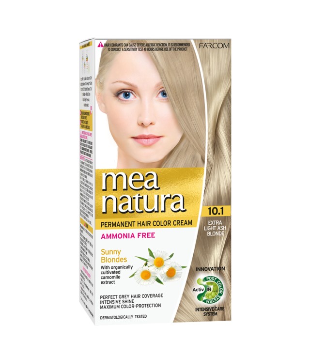 MEA NATURA Σετ Βαφής Χωρίς Αμμωνία, Νο10.1 60ml