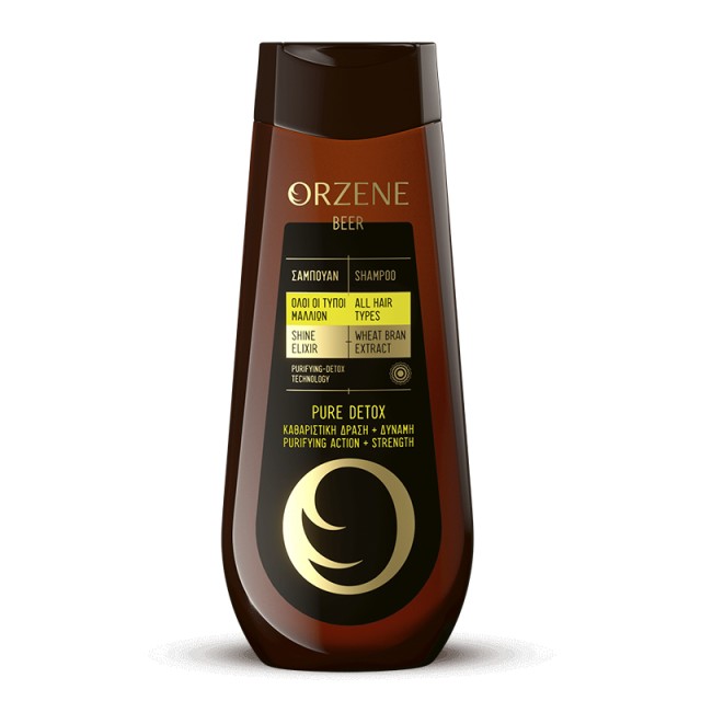 Orzene Pure Detox, Σαμπουάν για Όλους τους Τύπους Μαλλιών, 400ml
