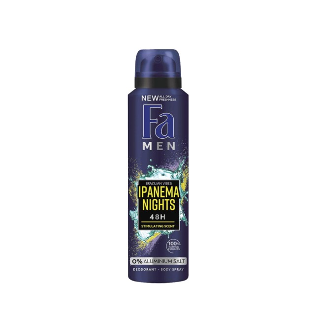 Fa Men Ipanema Nights, Ανδρικό Αποσμητικό Σπρέι, 150ml