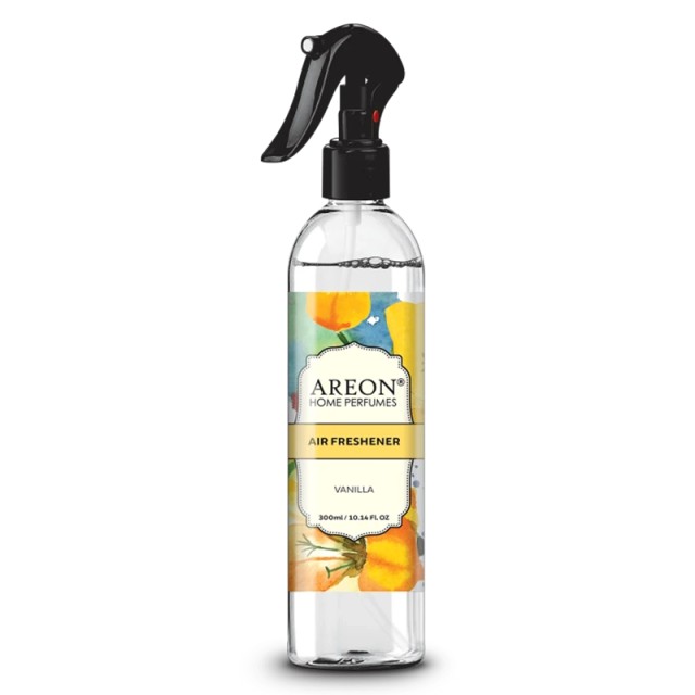 Areon Home Spray Vanilla, Αρωματικό Spray Χώρου με άρωμα Βανίλιας, 300ml