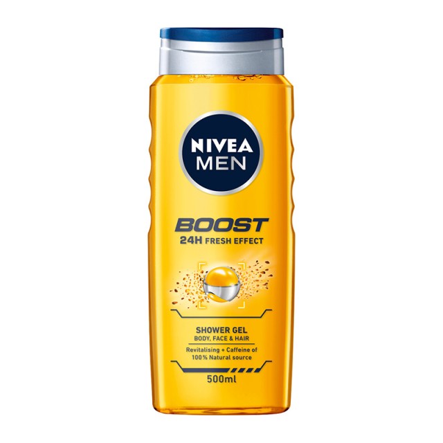 Nivea Men Shower Gel Boost Ανδρικό Αφρόλουτρο, 500ml