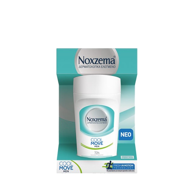 Noxzema Men Cool Move, Ανδρικό Αποσμητικό Roll on, 50ml