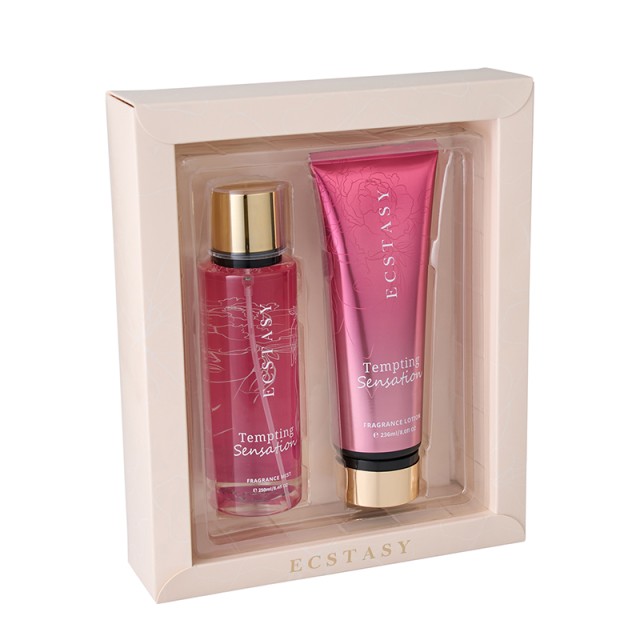 Ecstasy Gift For Her Tempting Sensation Body Mist 250ml & Body Cream 236ml