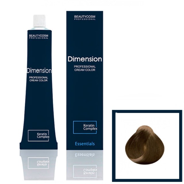 Dimension Hair Color Cream Νο 6.03 Ξανθό Σκούρο Χρύσο, Επαγγελματική Βαφή Μαλλιών με Σύμπλεγμα Πρωτεϊνών Κερατίνης, 100ml