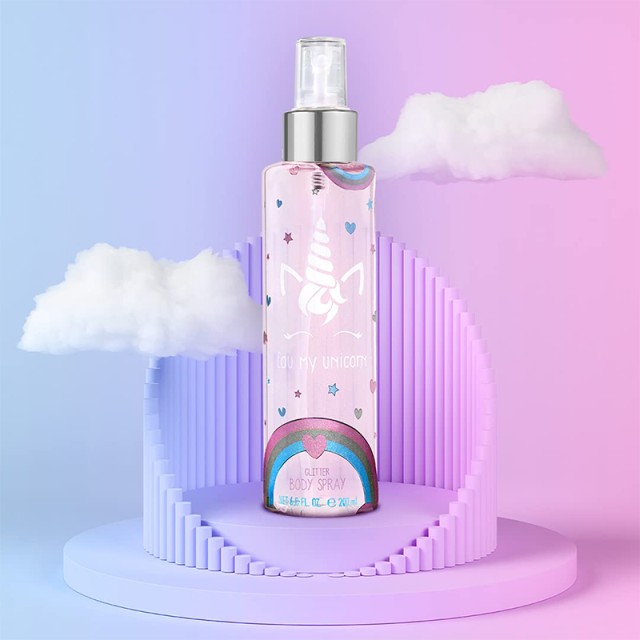 Air Val Eau My Unicorn Glitter Body Spray, Παιδικό Άρωμα, 200ml