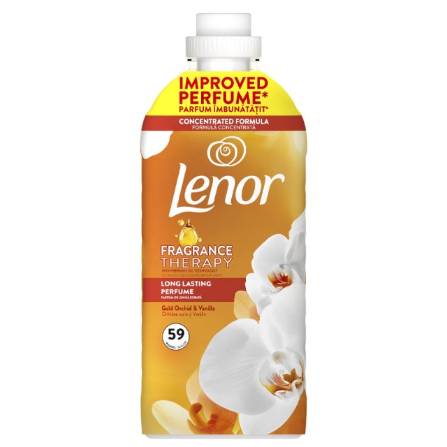 Lenor Joy Gold Orchid, Συμπυκνωμένο Μαλακτικό Ρούχων, 59μεζ 1,20lt